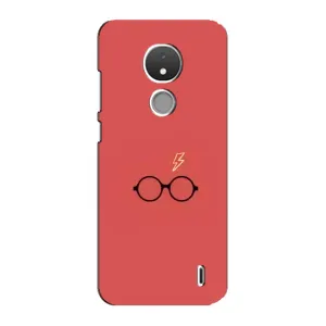 Чехлы с Гарри Поттером для Nokia C21 (AlphaPrint) (шрам и очки)