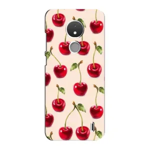 Чехлы с Фруктами для Nokia C21 (VPrint) (Вишня)