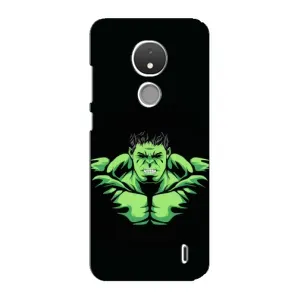 Чехлы с героями Марвел Nokia C21 (VPrint) (Зелёный Халк)