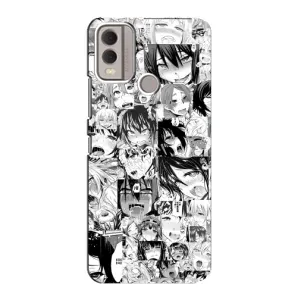 Чехол с принтом «Ahegao manga» для Nokia C22
