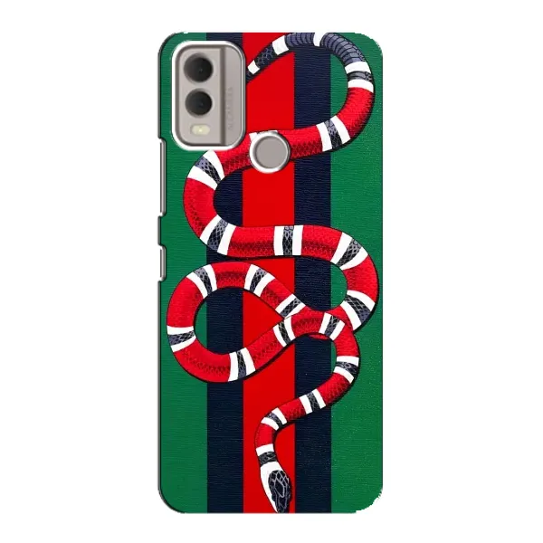 Чехол с принтом «Gucci змия» для Nokia C22 Чехол с принтом «Gucci змия» для Nokia C22