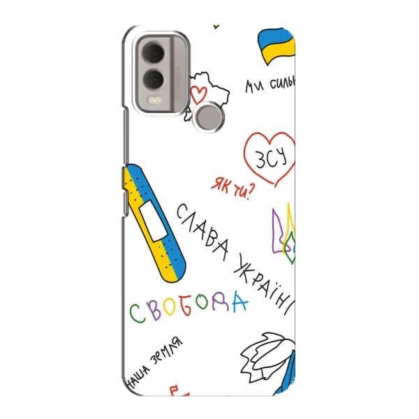 Чехол с принтом «Стикер» для Nokia C22 Чехол с принтом «Стикер» для Nokia C22