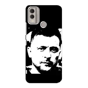 Чехол для Nokia C22 (AlphaPrint - с принтом Зеленского)