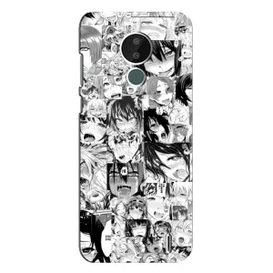 Чехол с принтом «Ahegao manga» для Nokia C30