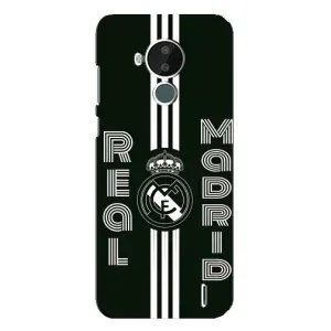 ФК Реал Мадрид чохли для Nokia C30 (AlphaPrint) (чорно білий Реал)