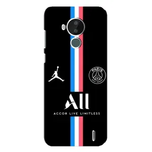 Чохли PSG для Nokia C30 (AlphaPrint) (футболка ПСЖ)