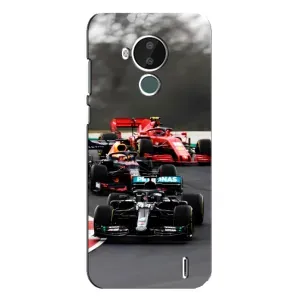 Чехол с принтом «Гонка Формула 1» для Nokia C30
