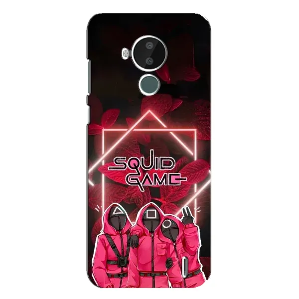 Чохол з принтом «Охоронці Гра кальмара» для Nokia C30 Чохол з принтом «Охоронці Гра кальмара» для Nokia C30