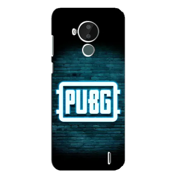 Чехол с принтом «Лого PUBG» для Nokia C30 Чехол с принтом «Лого PUBG» для Nokia C30