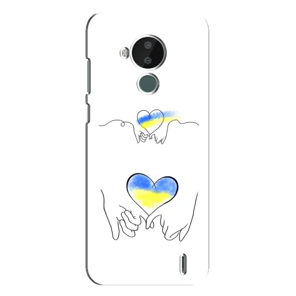 Чехол с принтом «Мир Украине» для Nokia C30
