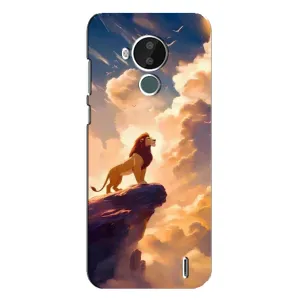 Чехол с принтом «Симба на скале» для Nokia C30