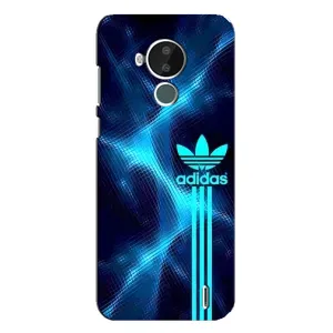 Чехол с принтом «Синий Адидас» для Nokia C30