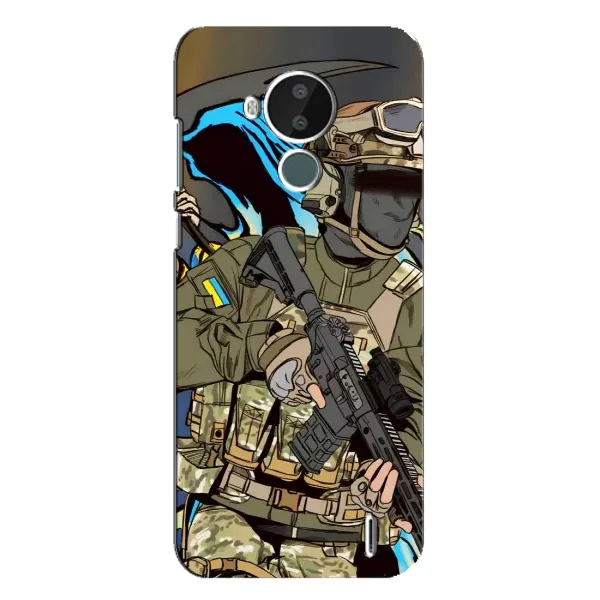 Чехол с принтом «Воин ВСУ» для Nokia C30
