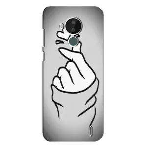 Чехол с принтом «Значок Love» для Nokia C30