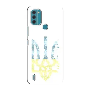 Чехлы для Nokia C31 Укр. Символика (AlphaPrint) (Герб из букв)