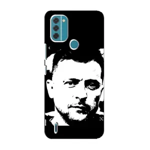 Чехол для Nokia C31 (AlphaPrint - с принтом Зеленского)
