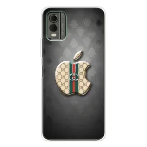 Чехол с принтом «Apple gucci» для Nokia C32