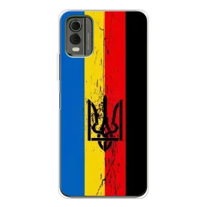 Украинские Чехлы для Nokia C32 с картинкой УПА (AlphaPrint)