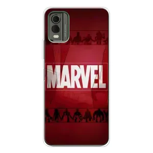 Чехол с принтом «MARVEL» для Nokia C32
