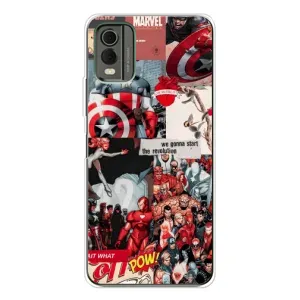 Чехол с принтом «Марвел Комикс» для Nokia C32