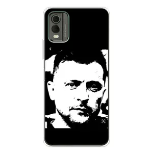 Чехол для Nokia C32 (AlphaPrint - с принтом Зеленского)