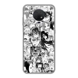 Чехол с принтом «Ahegao manga» для Nokia G10