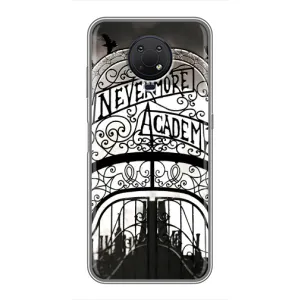 Чохол з дизайном Венздей 2 на Nokia G10 (Ворота Академії Невермор)
