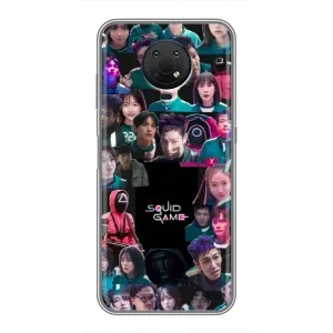 Чохол Гра в кальмара для Nokia G10 (Колаж Гра кальмара)