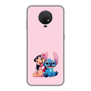 Чохол з принтом Стіч на Nokia G10 (Ліло і Стіч)