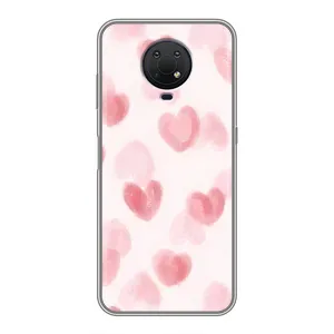 Чехол с розовым рисунком для Nokia G10