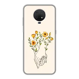 Чехлы для любимой на Нокіа G10 (VPrint) (Руки любві)