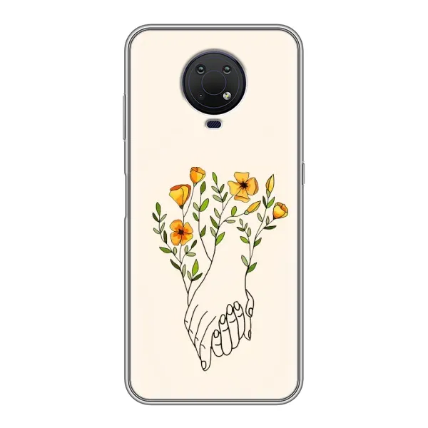 Чехол с принтом «Руки любви» для Nokia G10 Чехол с принтом «Руки любви» для Nokia G10