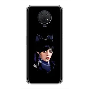 Чохли Венсдей на Nokia G10 Уенсдей (AlphaPrint) (серйозна Венздей)