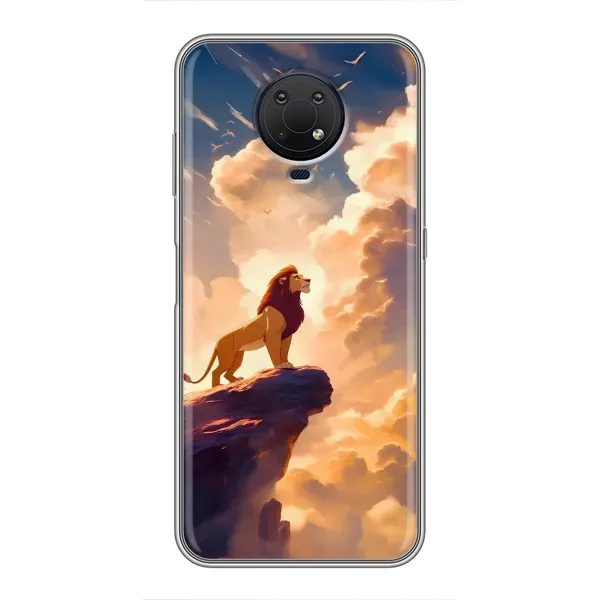 Чехол с принтом «Симба на скале» для Nokia G10