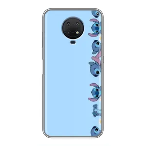 Чохол з принтом Стіч на Nokia G10 (Стіч фон)