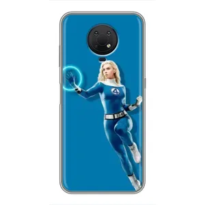 Чохол з принтом Фантастична четвірка для Nokia G10 (Сью Сторм політ)