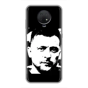 Чехол для Nokia G10 (AlphaPrint - с принтом Зеленского)