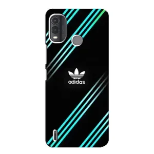 Чехол с принтом «Адидас с полосами» для Nokia G11 Plus