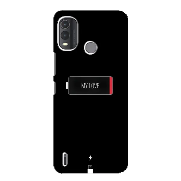Чохол з принтом «Love battery» для Nokia G11 Plus