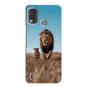 Чехол с принтом «Мусафа и Симба» для Nokia G11 Plus