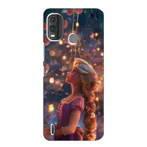 Чехол с принтом «Рапунцель фонарики» для Nokia G11 Plus