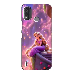 Чехол с принтом «Рапунцель в замке» для Nokia G11 Plus