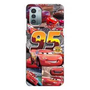 Силіконовий чохол Маквін для Nokia G11 (Колаж Блискавка Маквін)