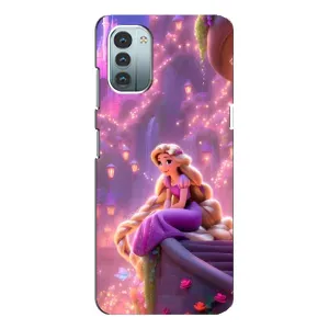 Чехол с принтом «Рапунцель в замке» для Nokia G11