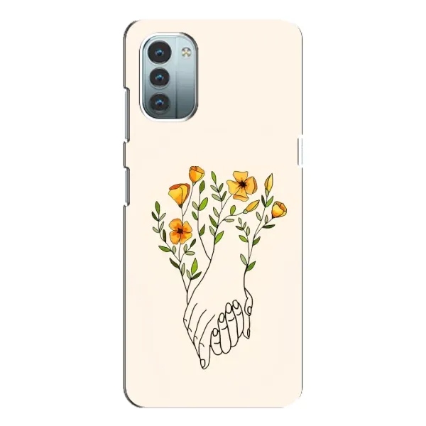 Чохол з принтом «Руки любві» для Nokia G11