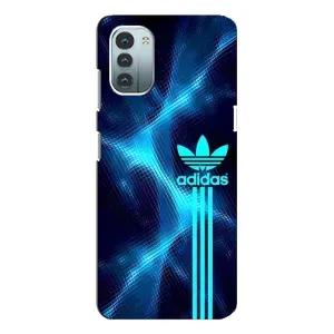Чехол с принтом «Синий Адидас» для Nokia G11