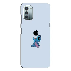 Чохол з принтом Стіч на Nokia G11 (Stitch apple)