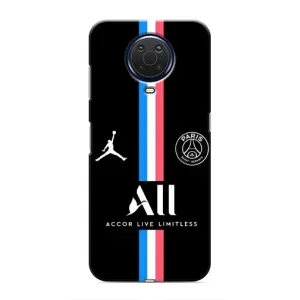Чохли PSG для Nokia G20 (AlphaPrint) (футболка ПСЖ)