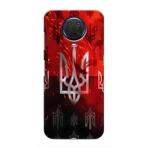 Украинские Чехлы для Nokia G20 с картинкой УПА (AlphaPrint) (ГЕРБ УПА)