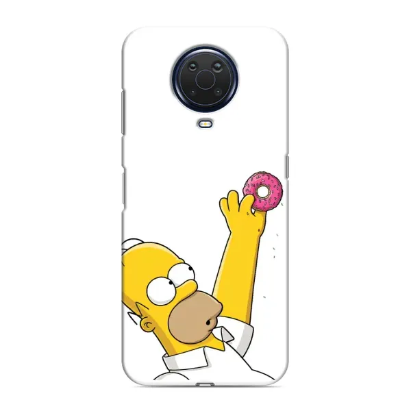 Чохол з принтом «Гомер з пончиком» для Nokia G20 Чохол з принтом «Гомер з пончиком» для Nokia G20